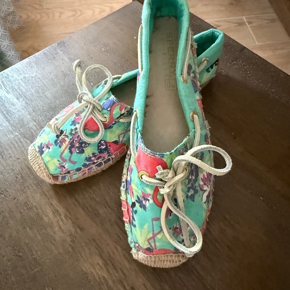 Sperry Shoes - Sperry Floral Flamingo Shoes